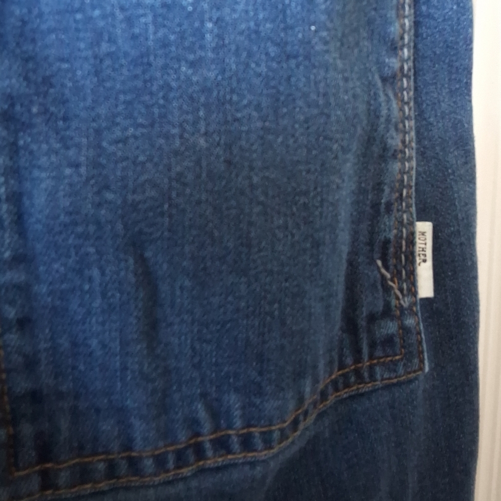Mother Women's Blue Flare Jeans - Picture 11 of 15